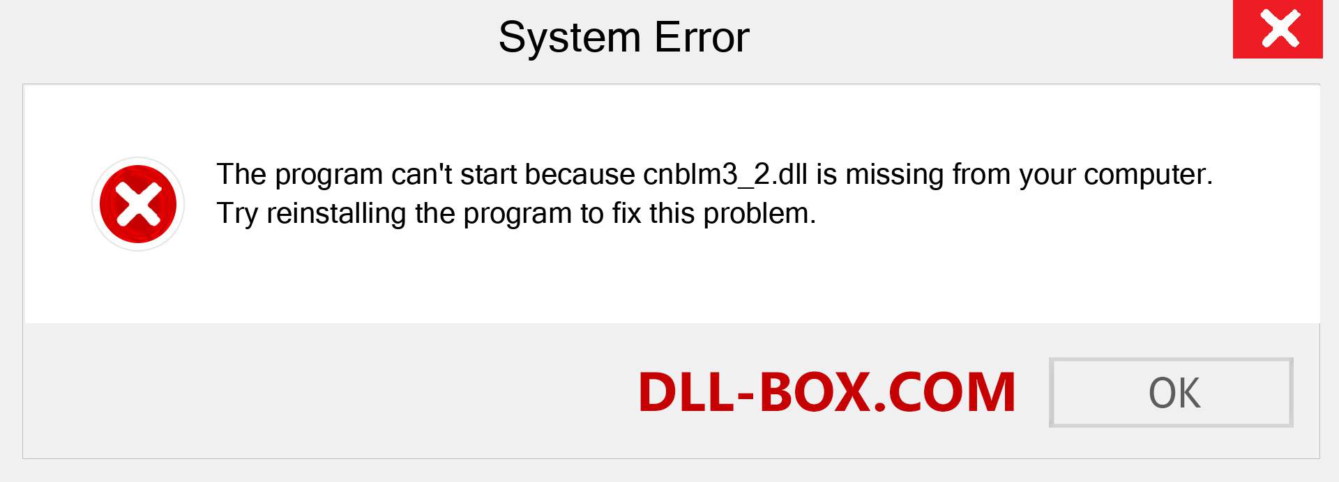  cnblm3_2.dll file is missing?. Download for Windows 7, 8, 10 - Fix  cnblm3_2 dll Missing Error on Windows, photos, images